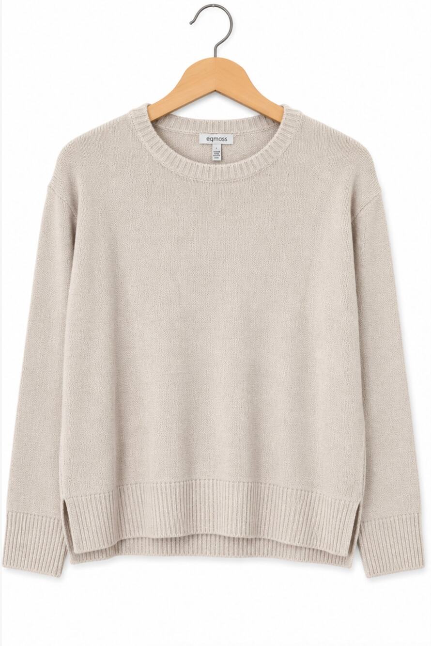 Ella Moss Women's Crew Neck Knit Pullover Sweater Size Med